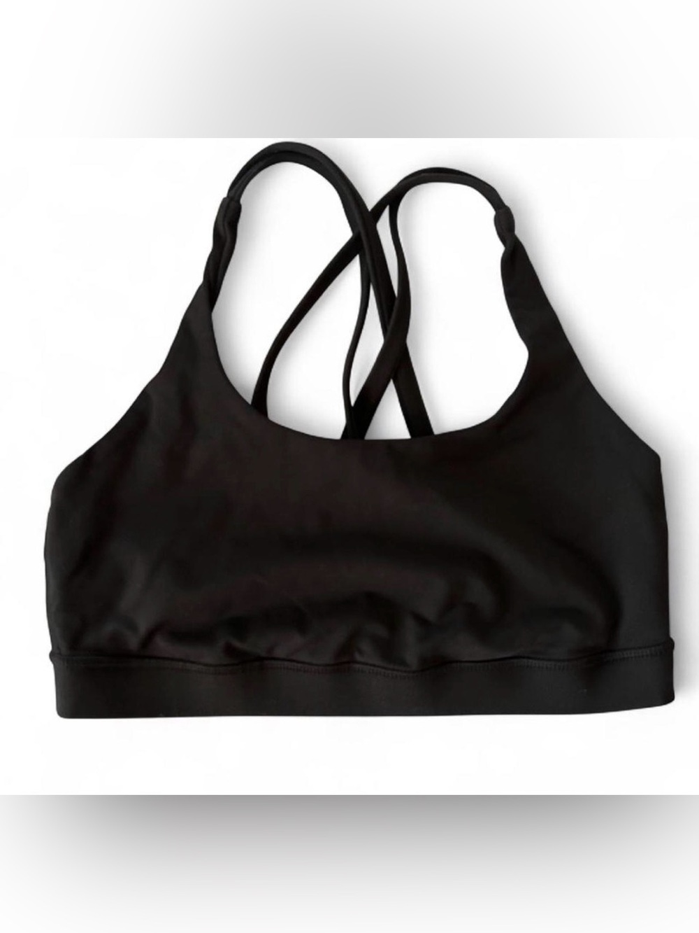 Lululemon Black Energy Strappy Low-Impact Sports Bra